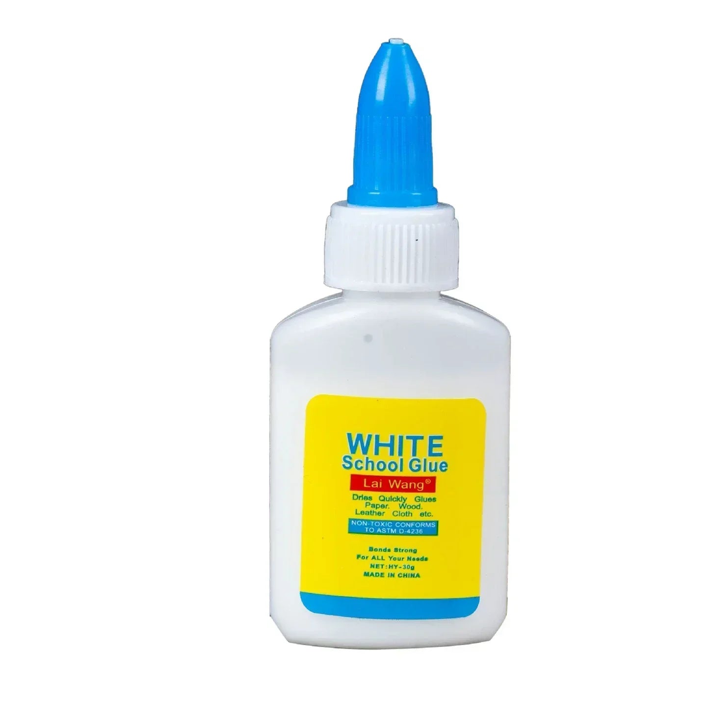 White Latex Glue 30ml Quick Dry School Student Hand Adhesive Glue Washable Cardboard Wood Water-Soluble White Glue For