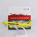 20cm Spirit A320 Metal scale aircraft 1:300 Scale Static Souvenir Plane Toy Model airplanes Children toys for Collection