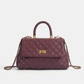 Women's New High-end Versatile Diamond Grid Chain Shoulder Niche Design Carrying Crossbody Bag