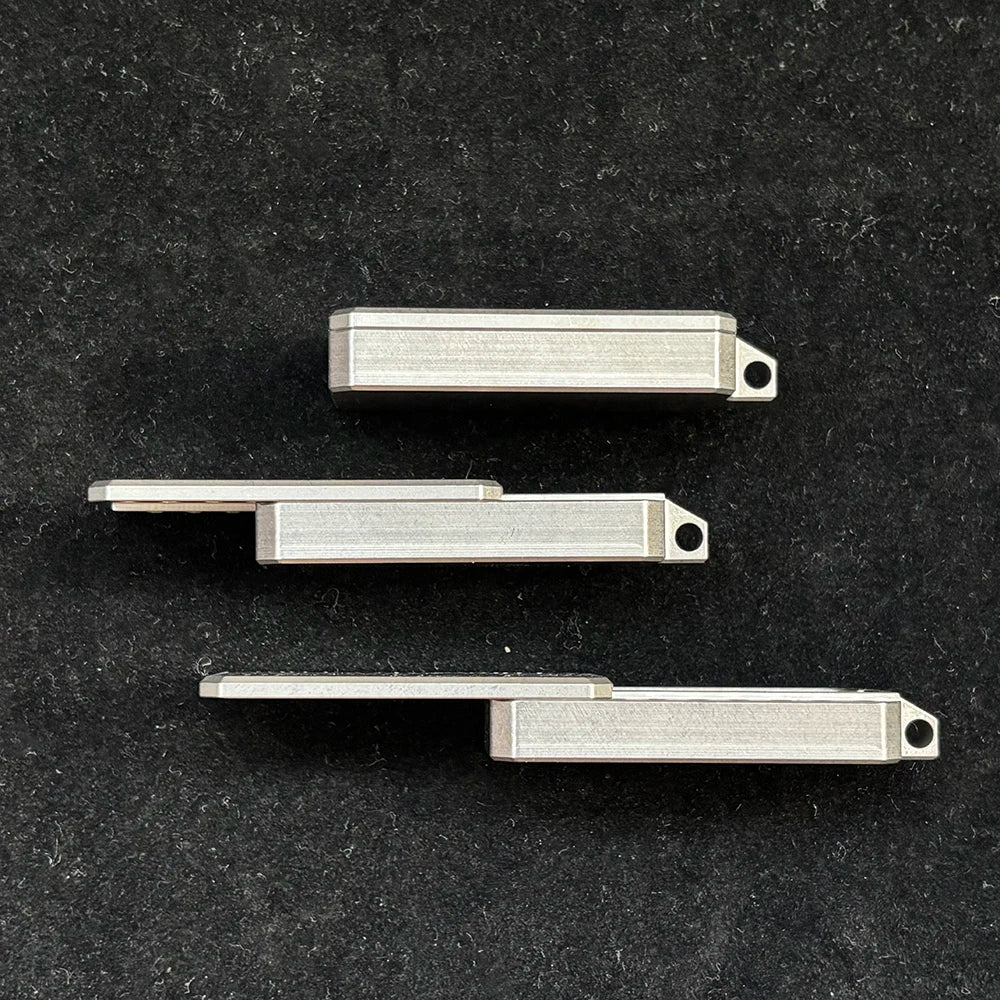 Mini Size Storage Box Portable Magnetic Push Box Titanium Alloy Outdoor Tool EDC