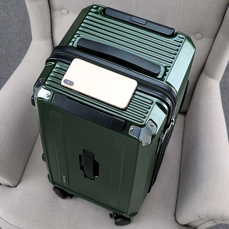 Luxury Large-capacity travel luggage 22/26/28/30/32/36 inch trolley suitcase mute brake men's and women's super fashion suitcase
