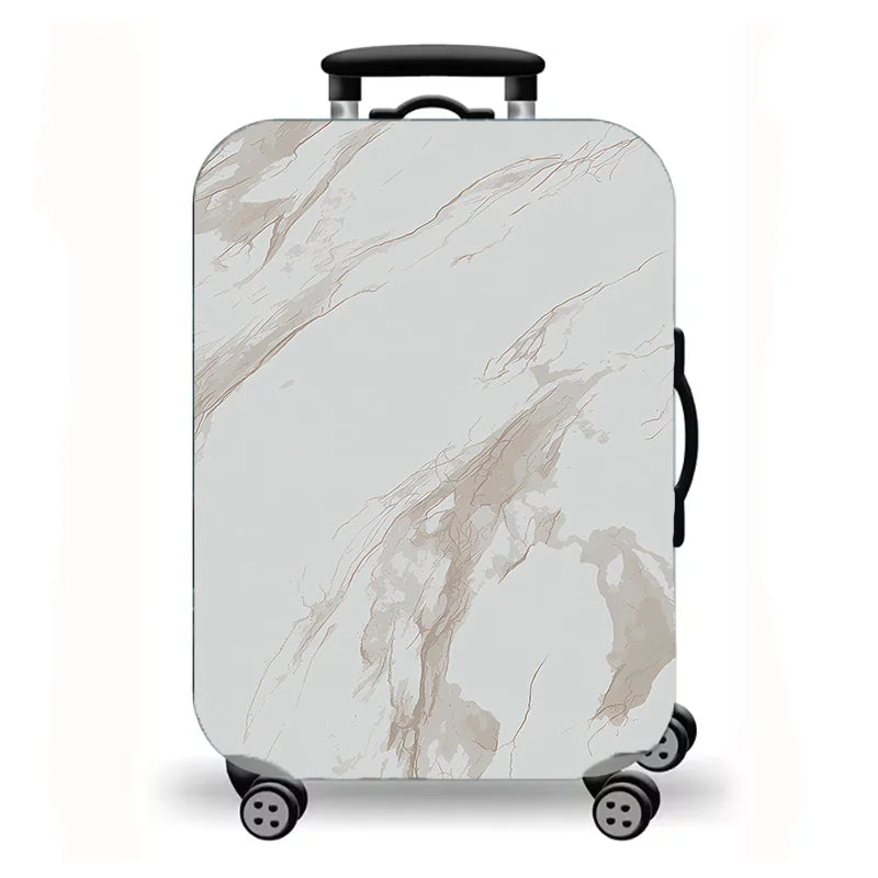 Luggage Cover,Abstract Geometric Marble Colorful Art Print Stretch Suitcase Protector,Washable Anti-Scratch Travel Baggage Cover