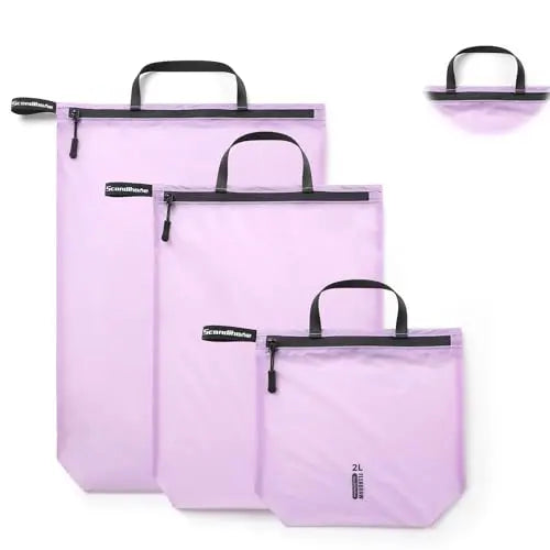 Waterproof Wet Dry Bag for Swimsuit Travel Beach Pool Gym Lightweight Nylon Zipper Organizer Shoe Toiletry Storage Pouch