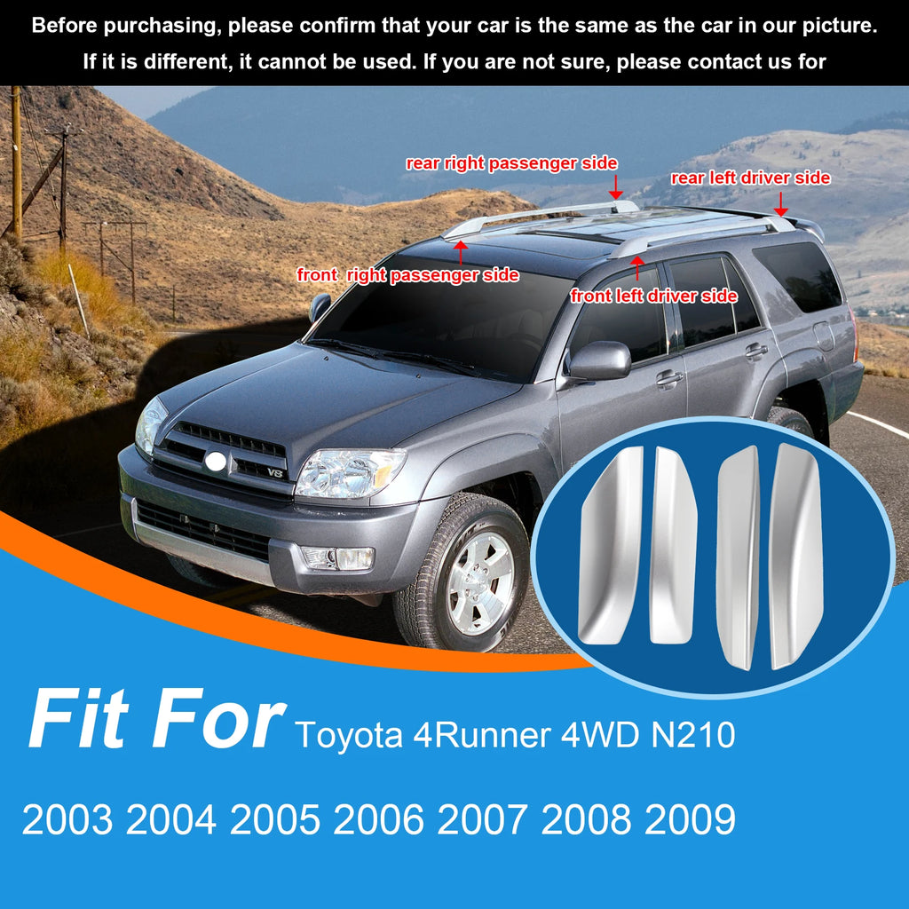 Car Roof Rack Cover Fit for Toyota 4Runner 4WD N210 2003 2004 2005 2006 2007 2008 2009 Luggage rack Cover
