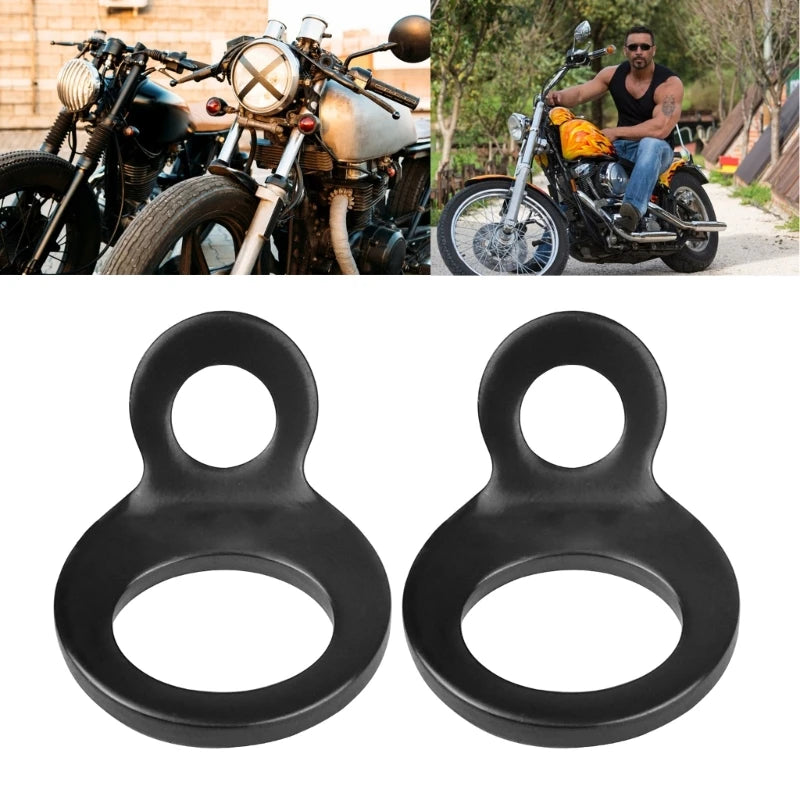 U90C Tie Down Strap Rings Anchors Hooks Stainless Steel Lashing Rings for Dirt Bike Motorcycle Trailer Pickup Trucks