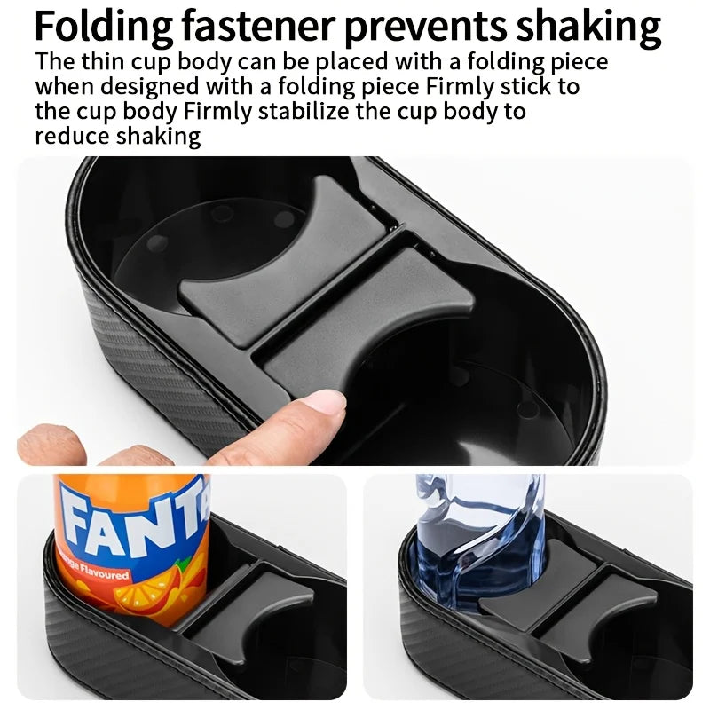 1 pc Car Cup Holder, Multifunctional Car Dashboard Storage Box, Extra Large, Thick, and Durable