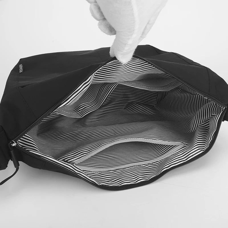 Large Capacity Waterproof Nylon Bag Women Multi-Pocket Messenger Computer Travel Tote Shoulder Crossbody Shopping Purse 2026