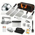 Ultimate Grill Master's Choice: 38-Piece Griddle Tool Set , Ideal BBQ Gift