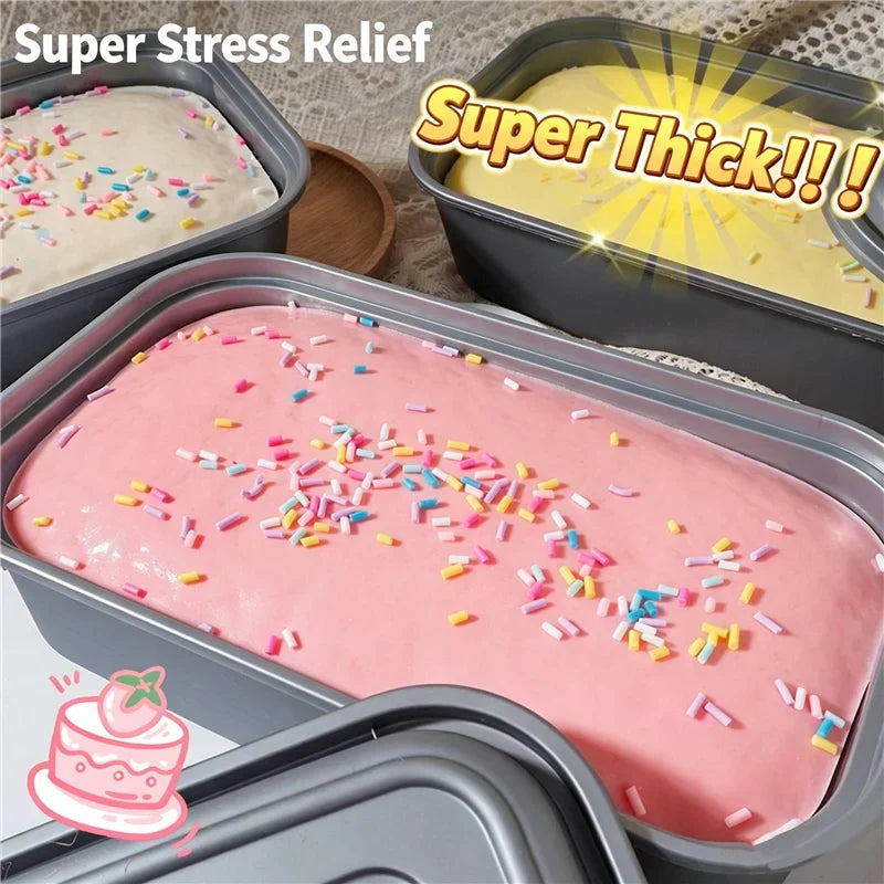 Super Soft Sprinkle Jumbo Box Cake Squishies Fragrant Slow Rebound Non-toxic ASMR Healing Stress Relief Fidget Toy Adult Gift