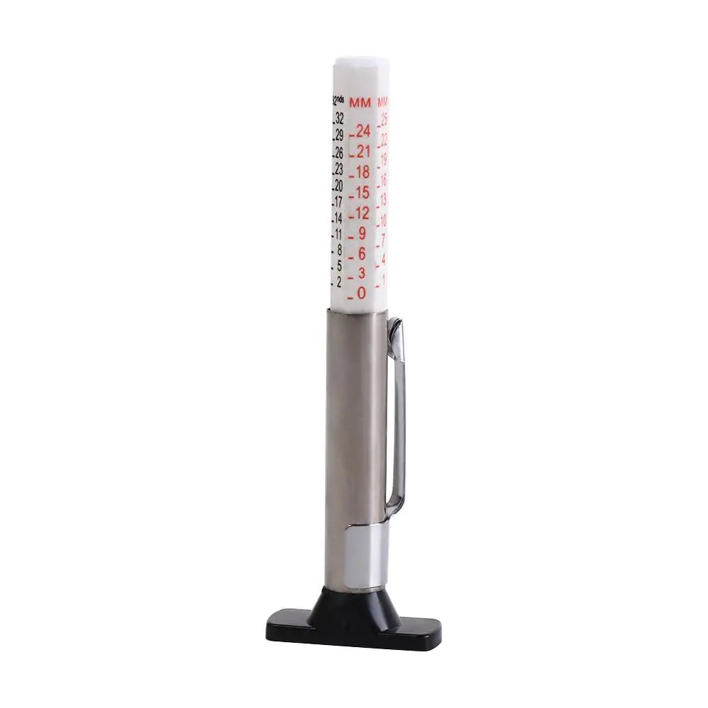 Color Coded 25mm Digital Mark Two-Sided Depth Gauge Tyre Tread Tire Ruler Measuring Pen