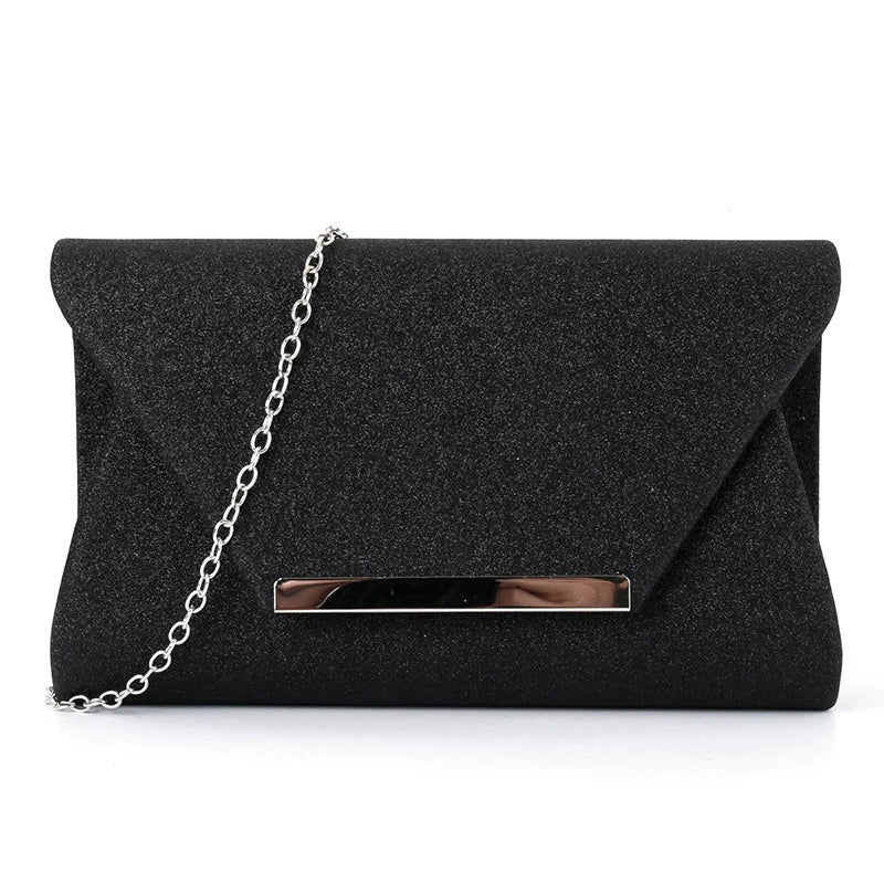 Dinner Bag, Bride Bag, Metal Accessories, Generous Hard Handbag, Clutch Bag