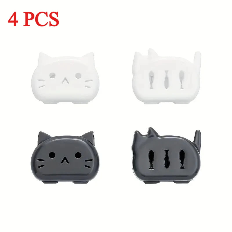For Toothbrush Heads Toothbrush Protection Clip Daily Necessities 4pcs Cute Cartoon Toothbrush Protectors, Portable Travel Cases