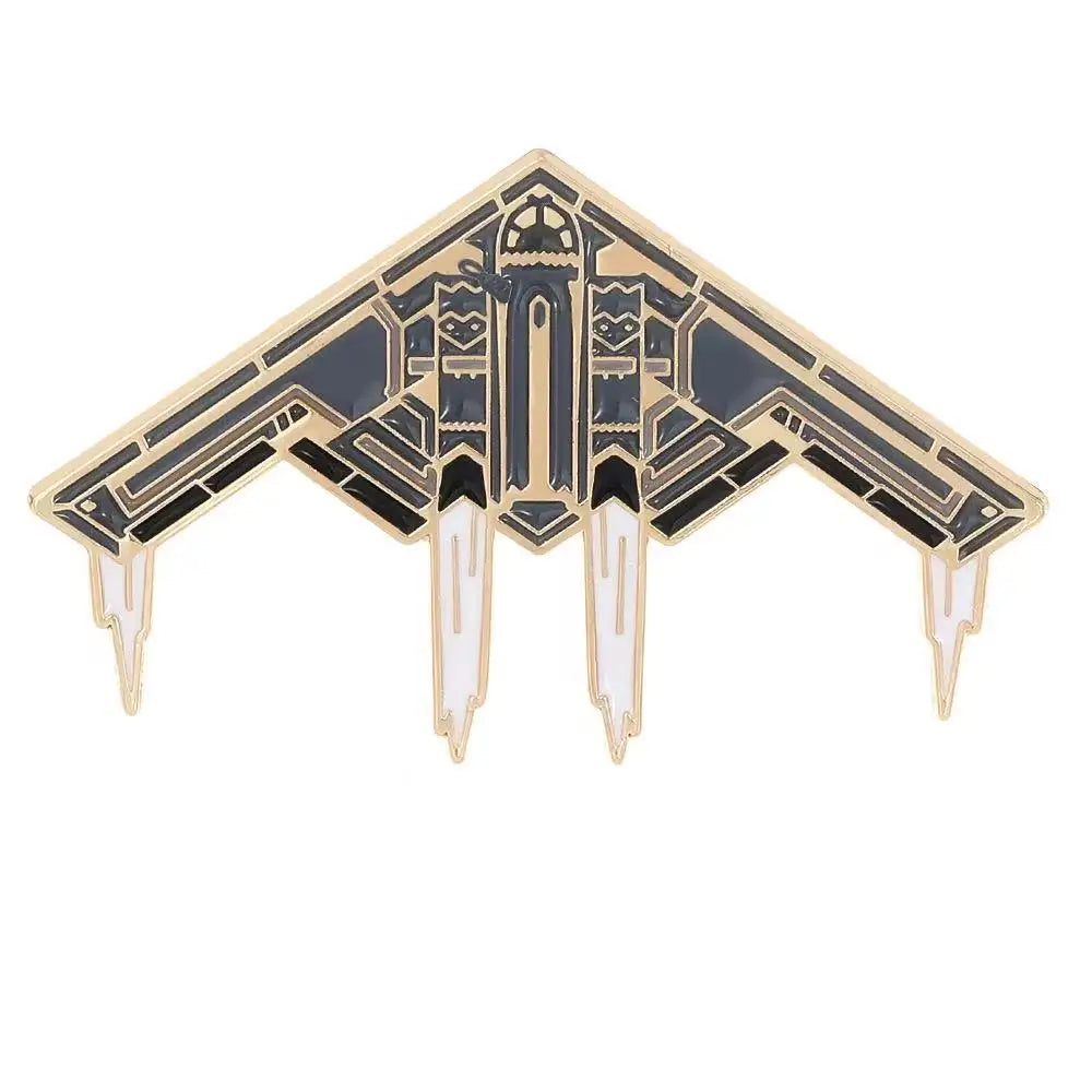 6pcs aircraft enamel brooch badge metal badge jewelry gift for friends and children
