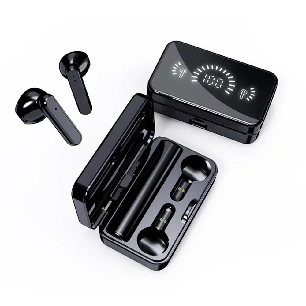 TWS Bluetooth-Compatible Earphones Stereo Sport Headset Waterproof Wireless Headphone  Earbuds for all smartphones