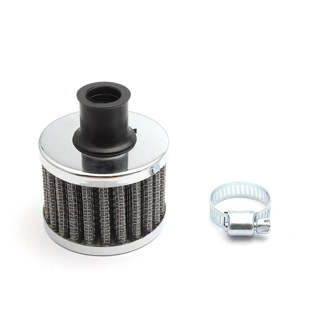 12mm Air Filter Cold Air Intake Filter Breather Turbo Vent Air Intake Filter Cleaner Universal for Car and Motorcycle