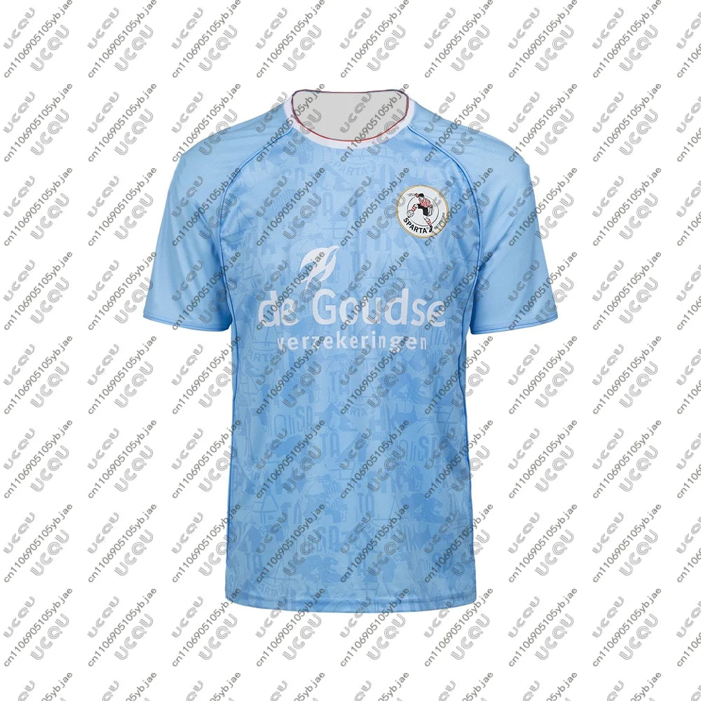 2025-26 Mens Kids Boys Male Breathable Football Jersey Home Soccer Game S-Sparta Sport Away Quick-drying Top R-Rotterdam Gift