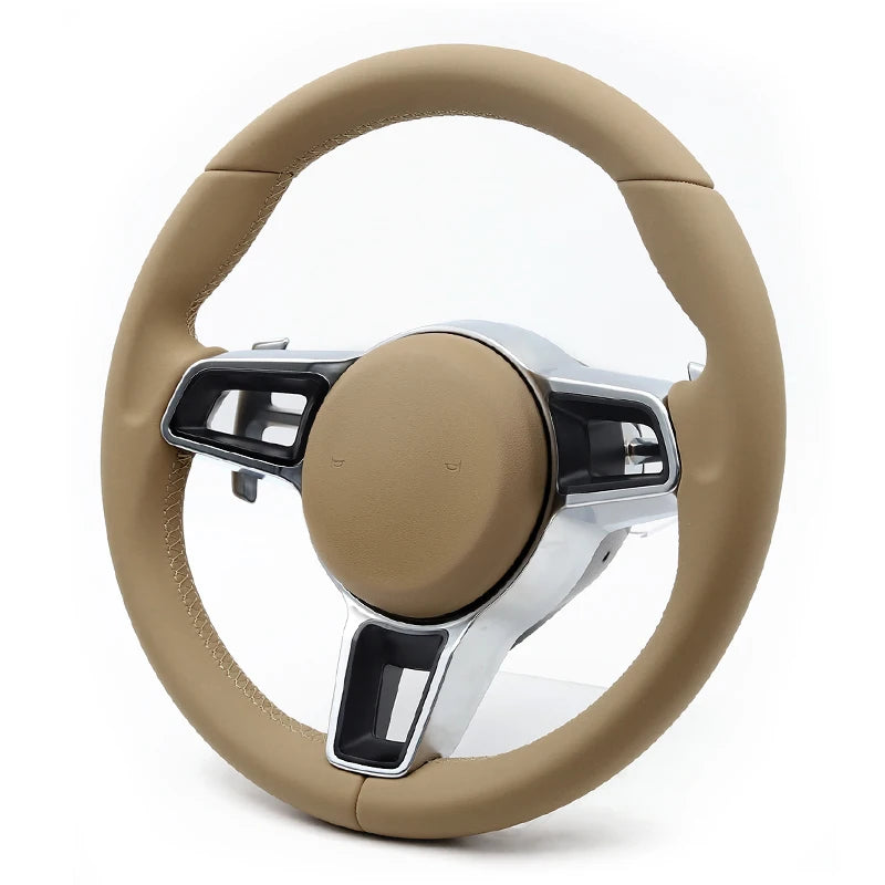 Steering Wheel For Porsche Panamera Cayenne Macan Taycan 911 992 997 970 971 955 958 987 Boxster Carrera Cayman Steering Wheels