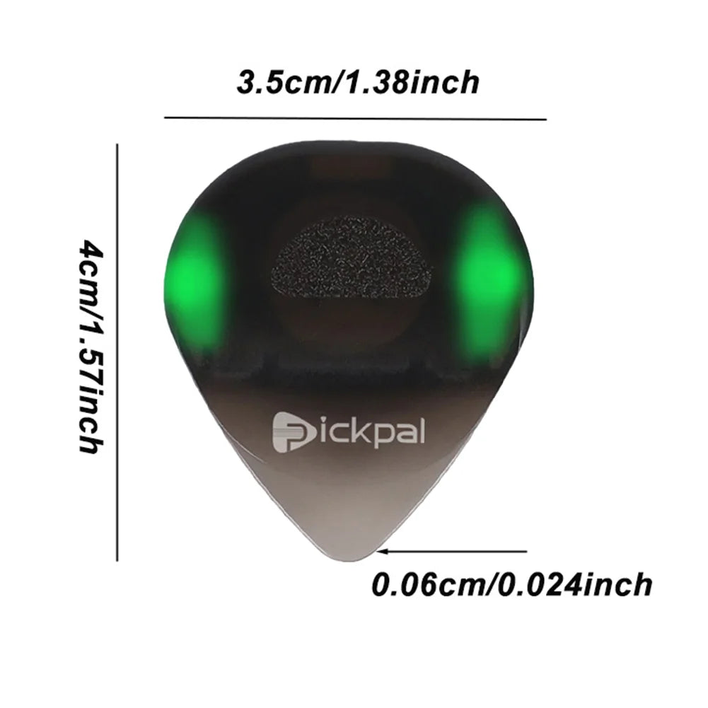 1-3pcs Touch Luminous Guitar Pick Plastic Bass Plectrum Plastic Glowing Guitar Picks w/h LED Light Musical Instruments Parts