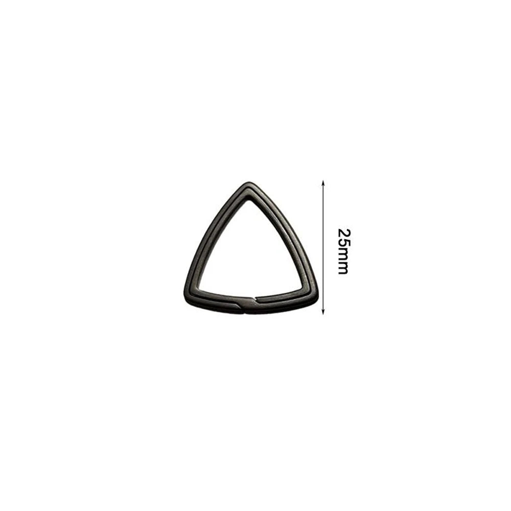 Titanium Key Ring Super Lightweight Titanium Keychain Toasted Blue TC4 for Key Rings Holder Quickdraw Tool Creative Keyring