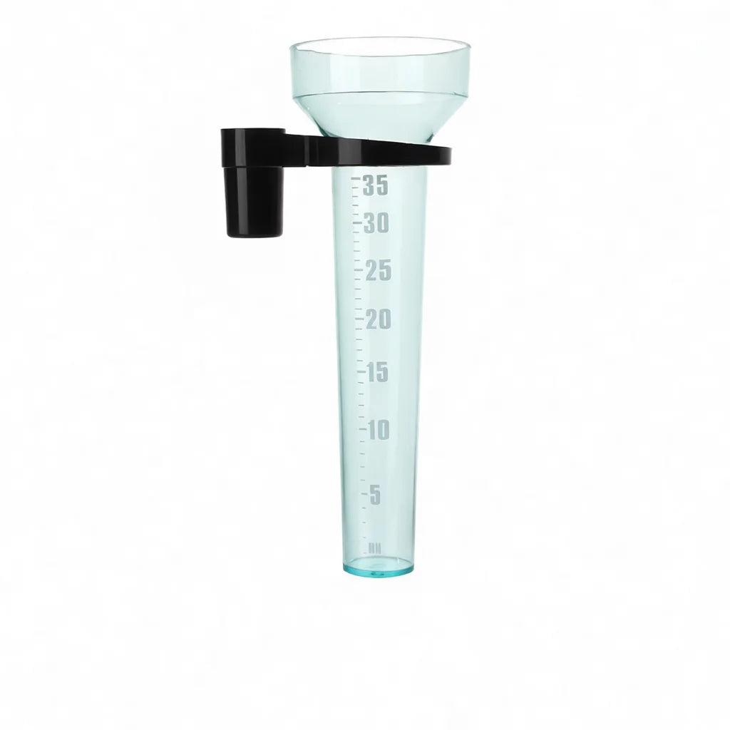 Durable Garden Rain Gauge Outdoor Rain Measuring Device Clear Scale Conical Cup For Horticultural Farm Landscape Use