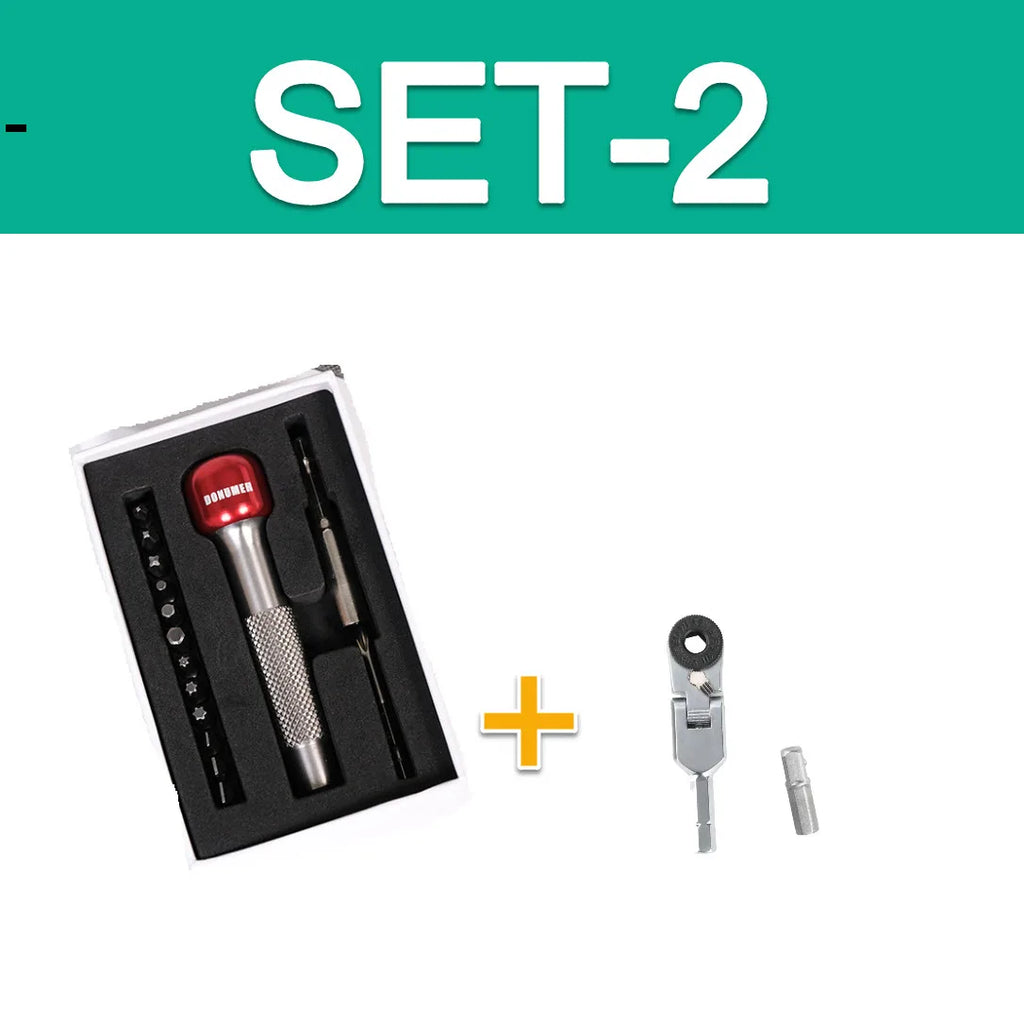 Lollipop Multifunctional EDC Screwdriver Keychain Magnetic 1/4 Inch Hex Shank Adapter Portable Super Steel Bike Repair Tool