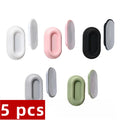 5pcs Magnetic Remote Control Holder Strong Self-Adhesive Wall Mount Bracket TV Conditioner Remotes Universal Household Organizer
