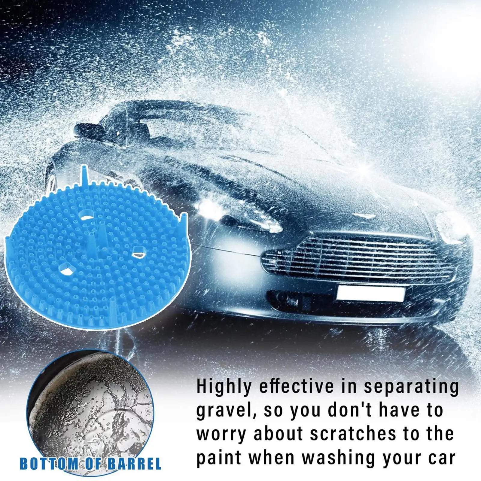 Car Wash Bucket Insert 10.2" Diameter Car Wash Filter Remove dirt debrisUniversal Cleaning Tools for Washing Cars truck SUV