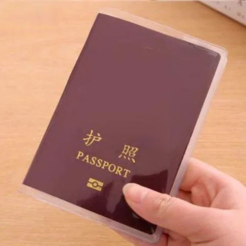 3Pcs New Passport Protective Cover Transparent Frosted PVC Waterproof Case ID Card Holders Universal Business Credit Card Purse
