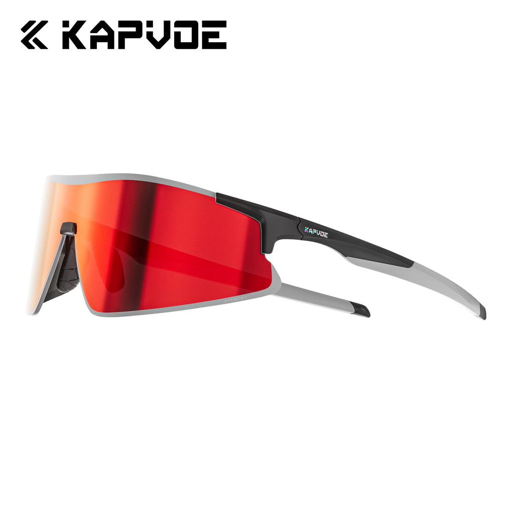 Kapvoe New Photochromic Running Sunglasses Men Women Marathon Ultralight Outdoor Sports Cycling Hiking UV400 Climbing Goggles