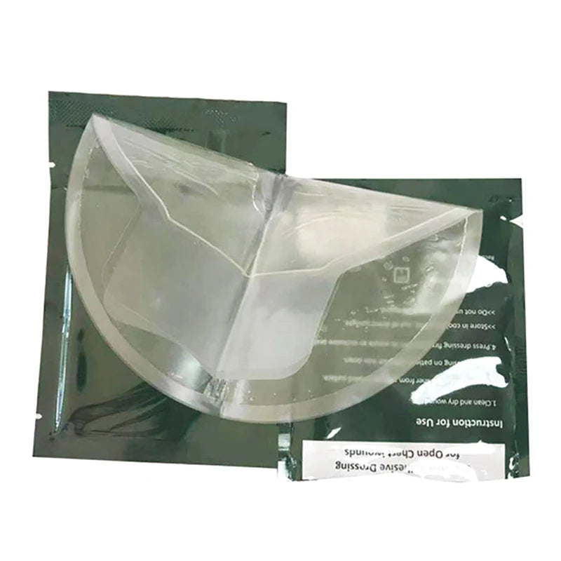 (.) 1pc North American Rescue Hyfin Chest Seal Medical Chest Seal Vented Outdoor Emergency First Aid Freeshipping