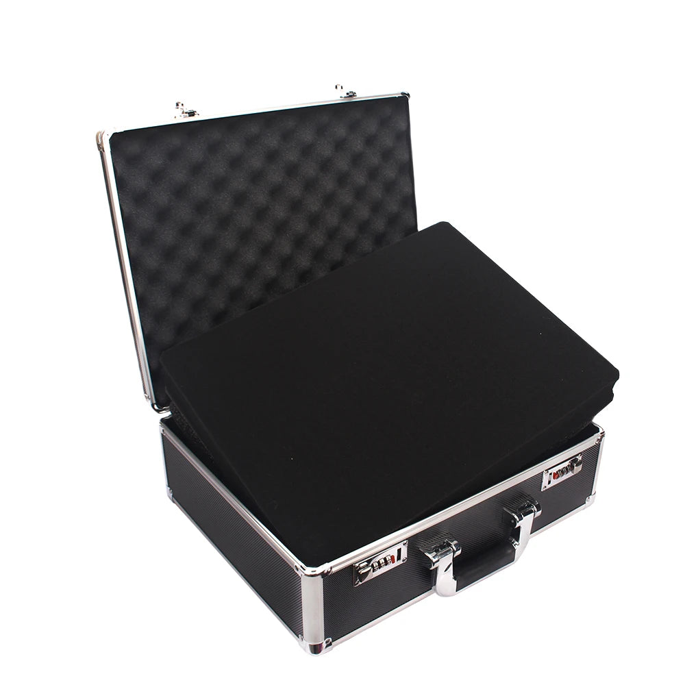 Portable Aluminum Password Tool Box Organizer Shockproof Tool Case Safety Instrument Case Suitcase Storage Box Hard Case Toolbox