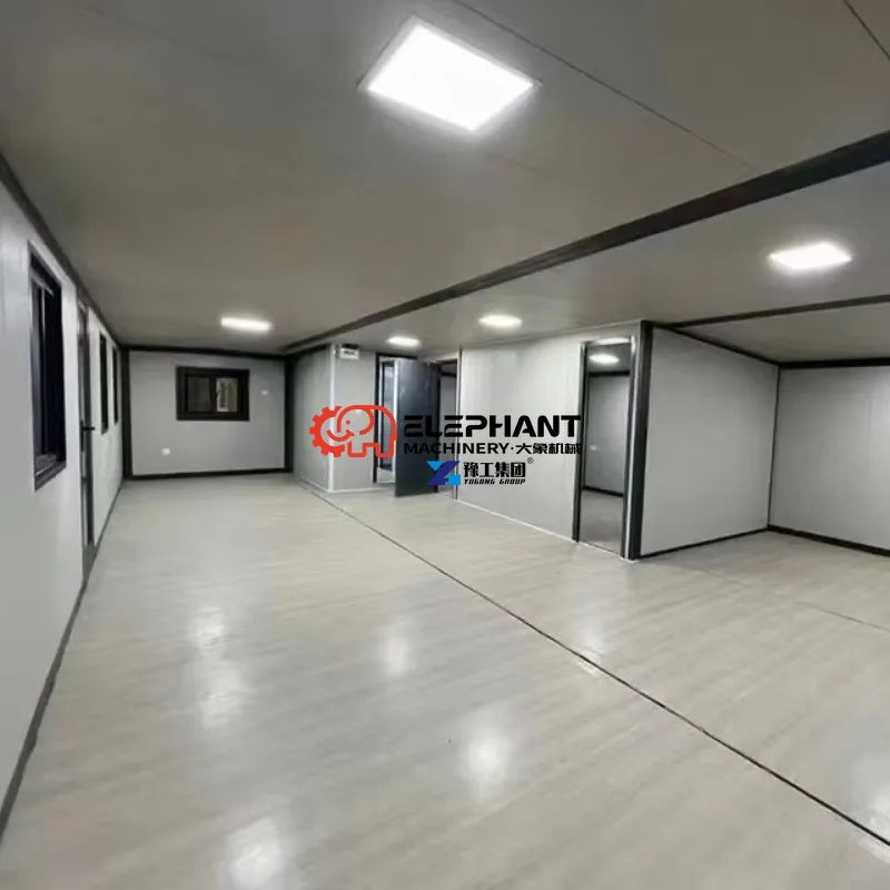 Portable 3 Bedroom Expandable Container House-40ft Foldable Modular Design Modern Luxury Prefab Home Living Room Workshop
