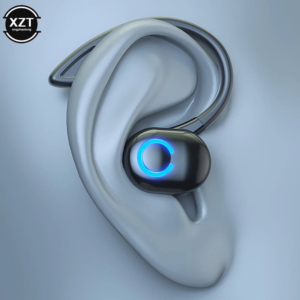 W6 Wireless Bluetooth Earphones Sports Running Headset Wireless Single Ear Headphones HiFi Stereo Noise Reduction Music Headset