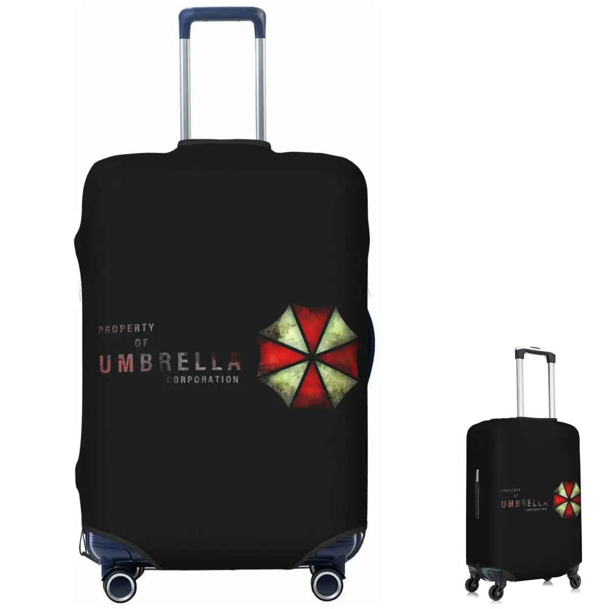 Movie Game Corporation Umbrellas (3) Suitcase Cover Protection Elastic Travel Luggage Protector Covers for 18-32 Inch
