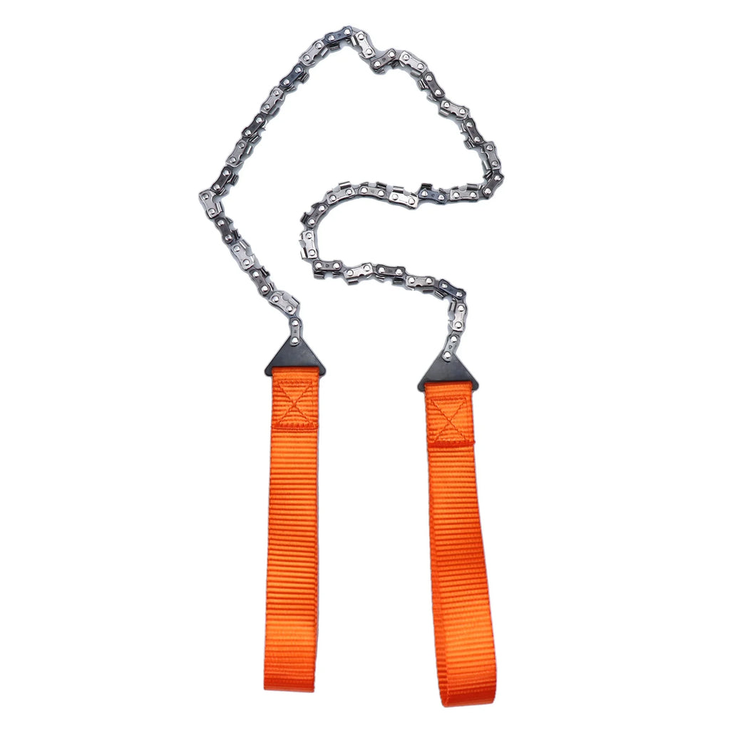 11 tooth outdoor portable hand pulled rope saw - suitable for outdoor, mountain climbing, and rescue - multifunctional saw chain