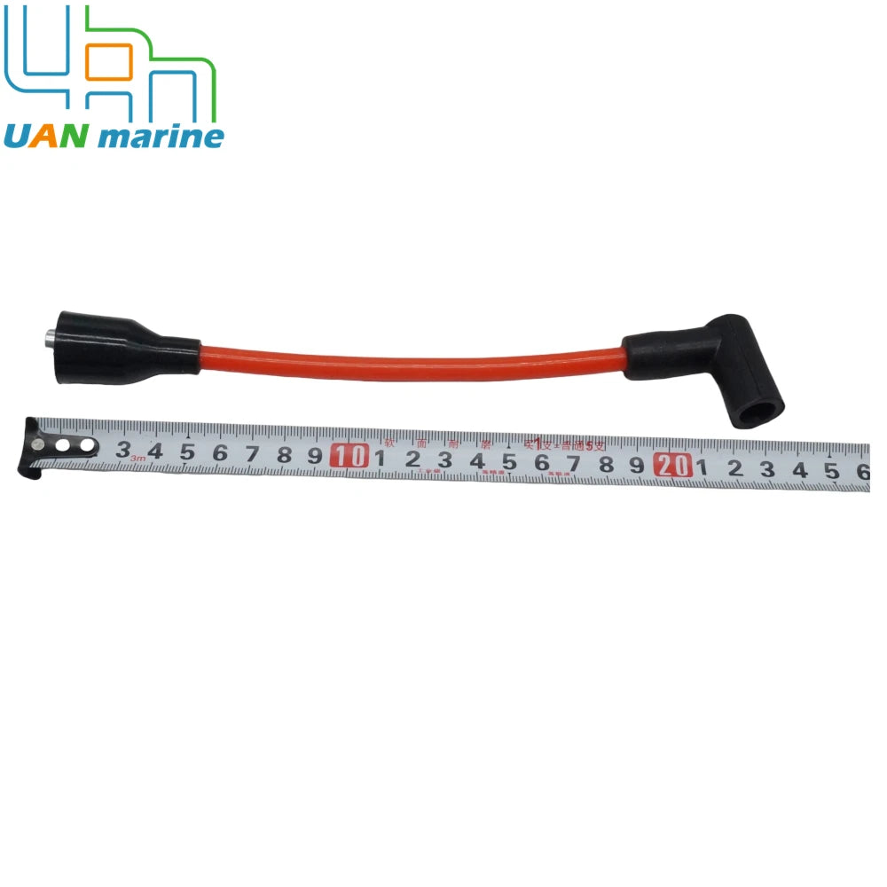 813715A1 9" Ignition Spark Plug Wire For Mercury Mercruiser 150 175 200 HP 90816A25 93475A25 99215A25 18-5228-1D