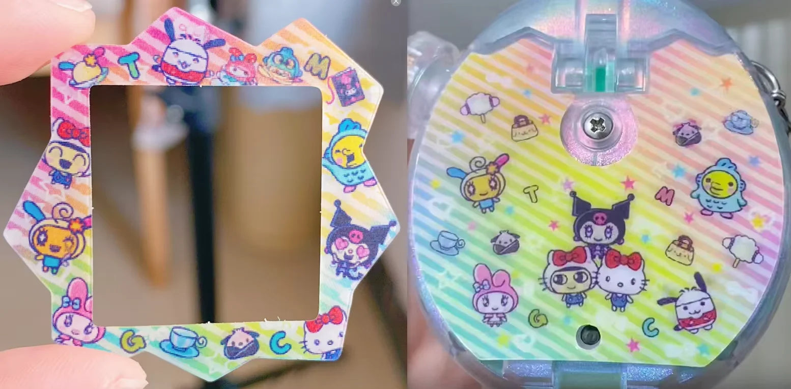 IN STOCK Cannot Be Past Dynamic Lenticular Tamagotchi Paradise Cartoon Characters Diy Handmade Panel Paper And Backboard Paper