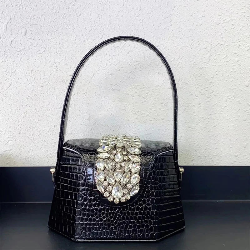 2025 Luxury Designer PU Leather Women's Wallets Party Bags High Quality with Button Closure Glamorous for Dinner Parties OEM/ODM