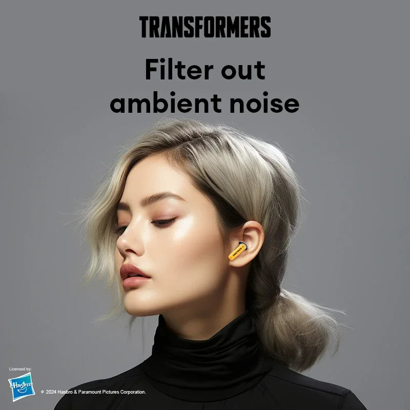 New BUMBLEBEE TRANSFORMERS TF-T51  Wireless Bluetooth Earphone Call Headphones Low Latency Headset Game Music Dual Mode Earbuds