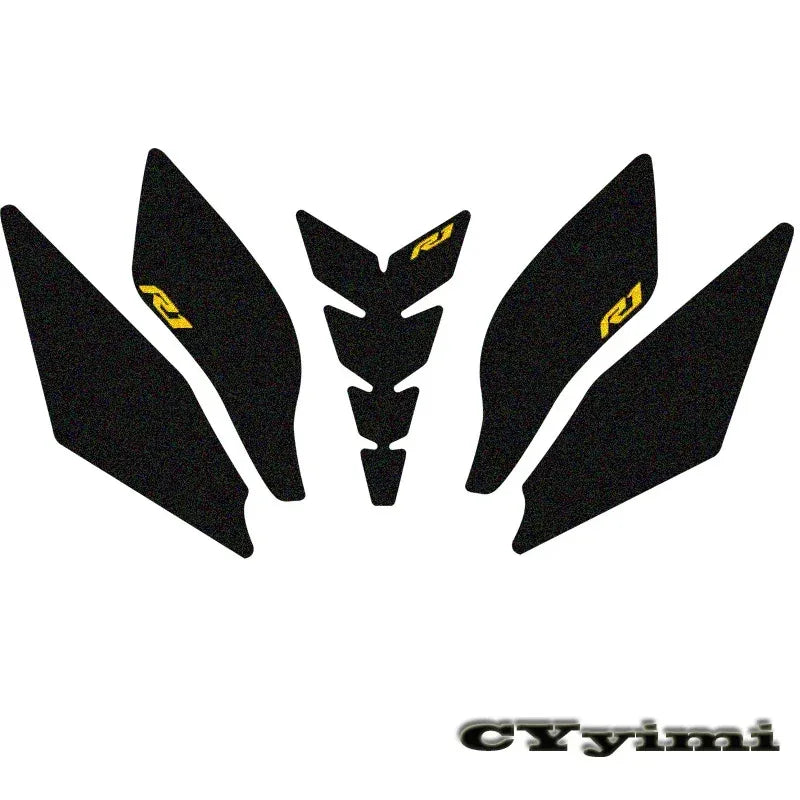 For YZF R1 R1M YZFR1 2015 - 2021 Motorcycle Accessories Side Fuel Tank Pads Protective Stickers Knee Grip Traction Pad