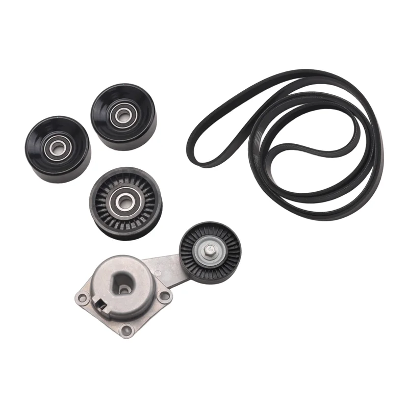 Drive Belt Tensioner Kit DBK061025B ACK061025 90K-38274A Serpentine Belt Assembly For Ford F-150 F-250 F-350-Boom