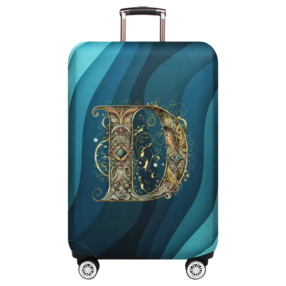 Luggage Cover Stretch Fabric Suitcase Protector Case Graphic Series Pull Rod Baggage Dust Case Covers for18-32 Inch Suitcase