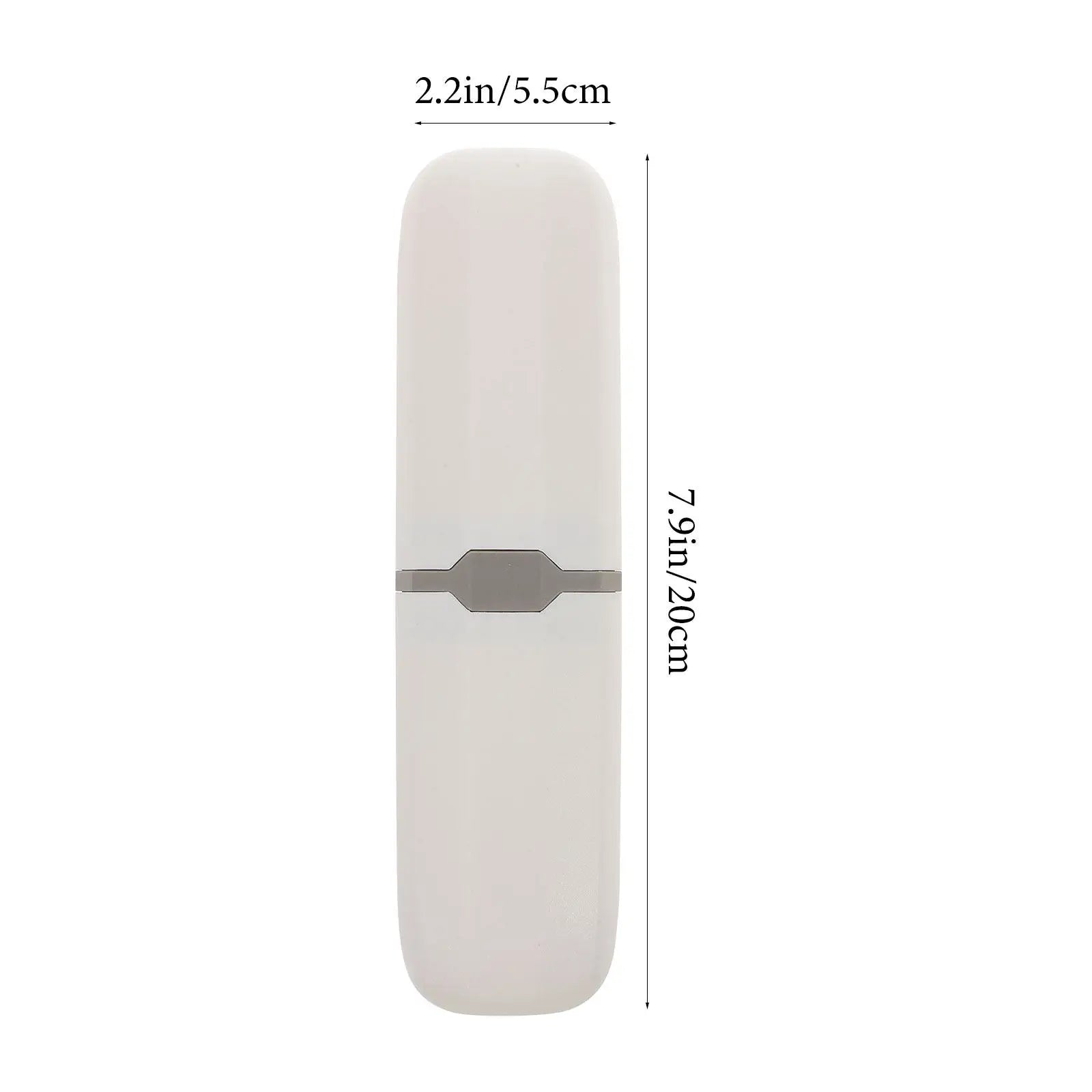 2Pcs Toothbrush Cover Travel Storage Box Compact Lightweight Holder for Toothbrush Toothpaste on The Go Hygienic Protection