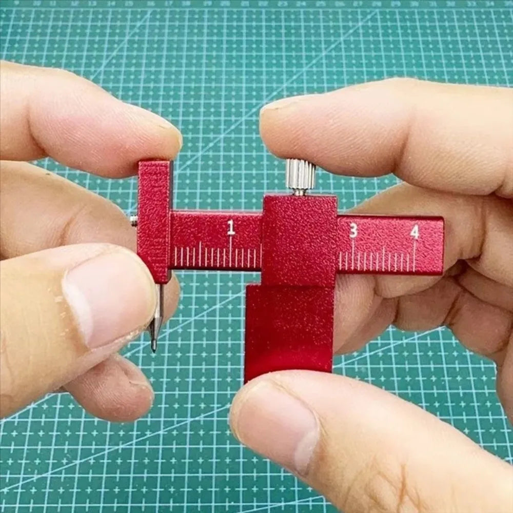 Precision Practical Model Marking Ruler Equidistant Positioning Equidistant Scribing Tool Parallel Auxiliary Parallel LineMarker