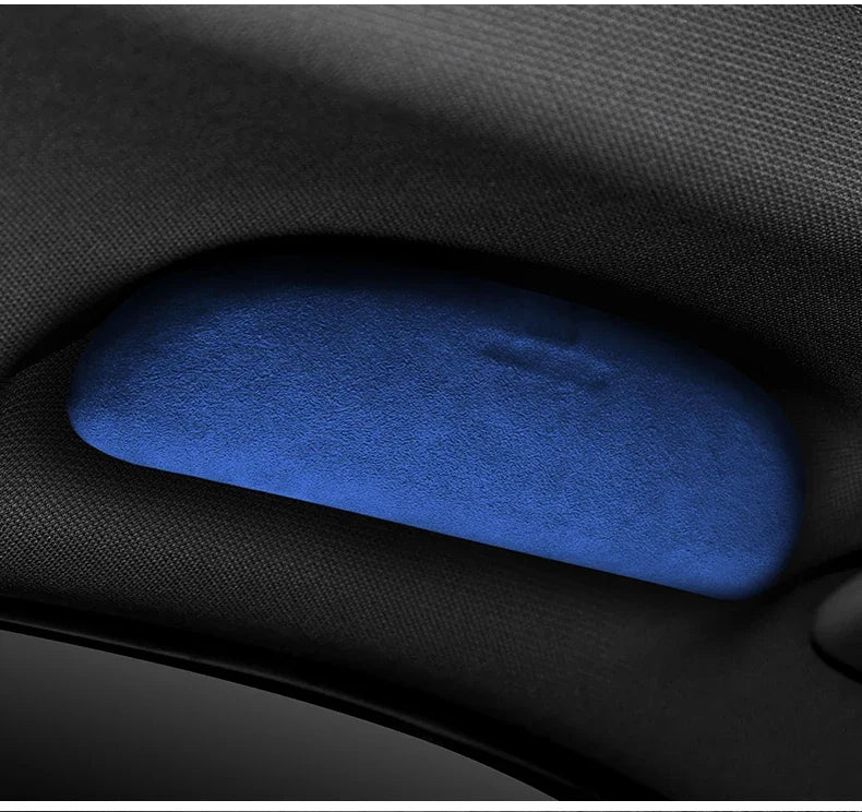 Applicable For Mercedes-Benz A/B/C/E/GLC/GLA/GLB/GLE Premium Suede Car Glasses Case Sunglasses Sun Glasses Storage RackHolder