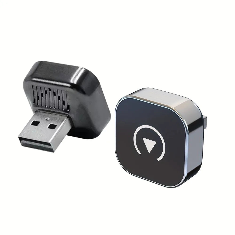 2 In 1 Wireless CarPlay Adapter Fast Auto-Connect USB Dongle For iPhone Android