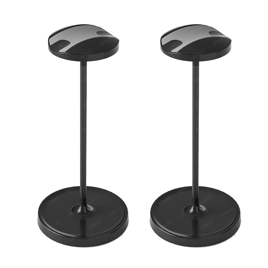 Stable Headphone Stand Universal Desktop Support Gaming Headset Holder Aluminuim ABS Plastic Black White Rack Earphone Stand
