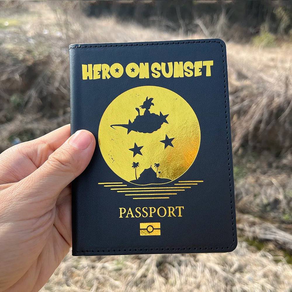 Japanese Super Hero Z Passport Cover Anime Travel Case for Passports