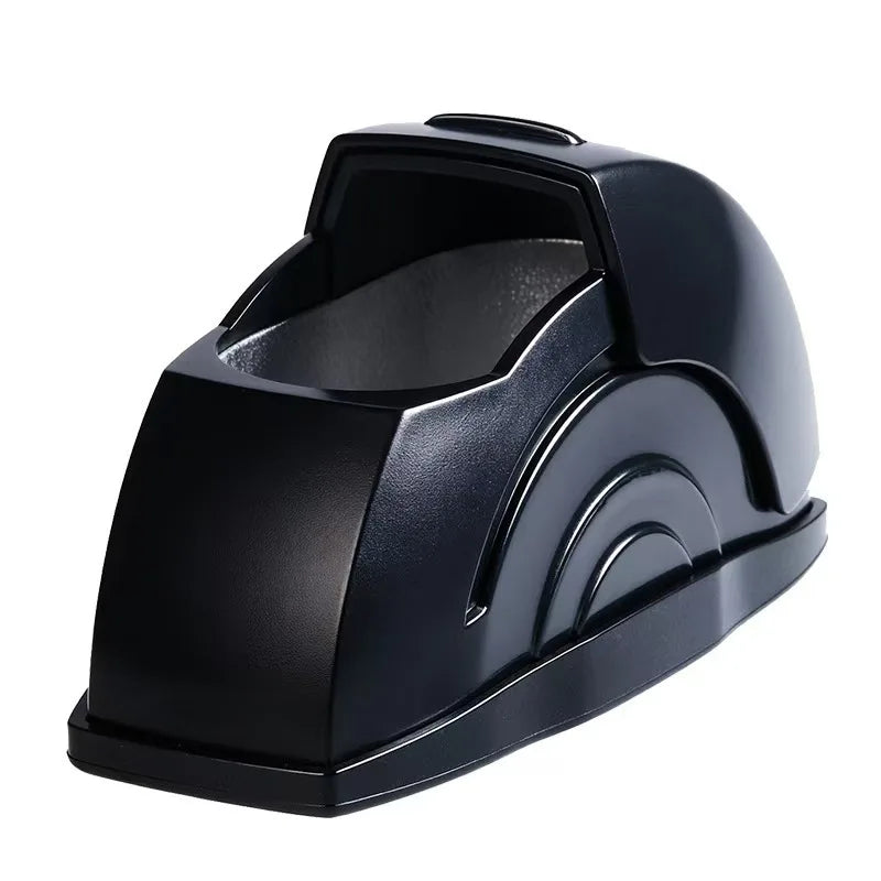 Car Ashtray Door Style Smokeless Ash Tray With Lid Portable Auto Truck Trash Bin Garbage Can Stainless Steel Liner Accessory