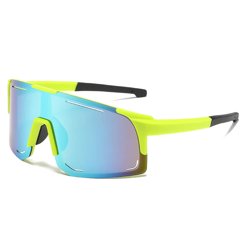 Hiking Square Sports Anti Light Glasses Men Women UV400 Sports Eyeglasses Bicycle Bike Eyewear Road Goggles Wrap Around Shades